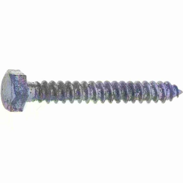 Midwest Fastener Lag Screw, 5/16 in, 2-1/2 in, Steel, Hot Dipped Galvanized Hex Hex Drive, 12 PK 35326 - main